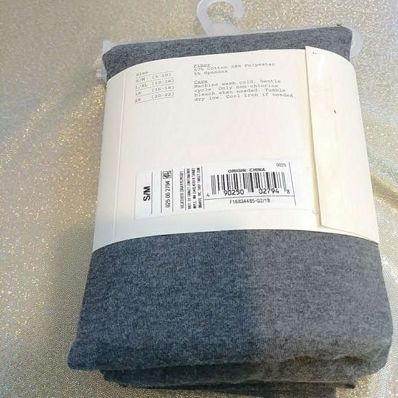 NWT Womens Cotton Blend Seamless 5" Rise Leggings - Picture 2 of 4